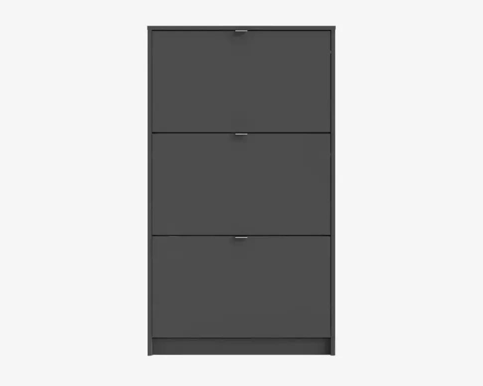 Skoskab shoes m. 3 låger grå