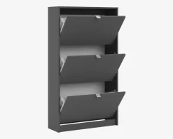 Skoskab shoes m. 3 låger grå