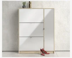 Skoskab Shoes m. 3 låger og 1 dør