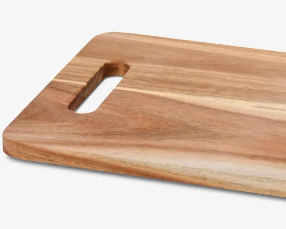 Skærebræt akacietræ 30x20x1,4 cm