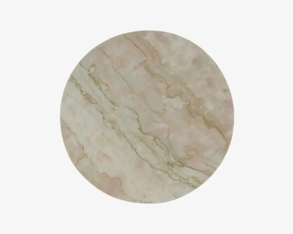 Skærebræt Marmor Lys Brun Ø.30cm
