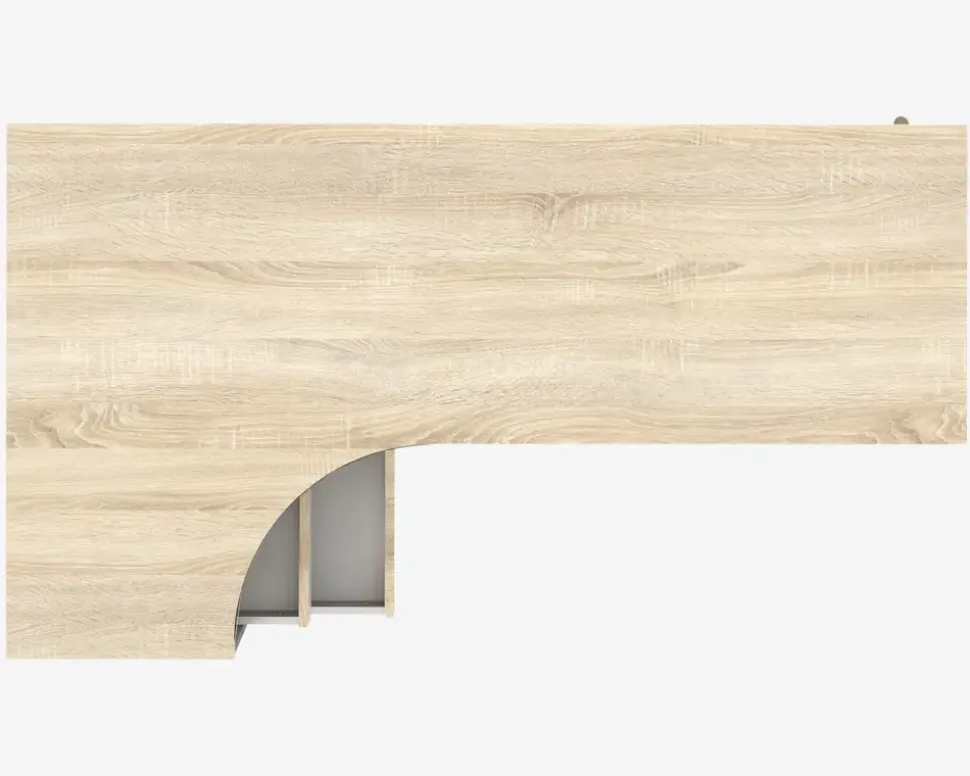 Skrivebord Delta Hvid/Eg