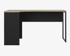 Skrivebord Hjørne Sort/eg