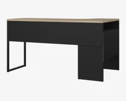 Skrivebord Hjørne Sort/eg