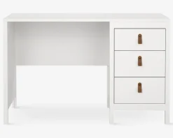 Skrivebord Madrid hvid kunstfiner