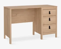 Skrivebord Madrid lys eg kunstfiner