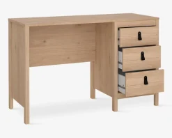 Skrivebord Madrid lys eg kunstfiner