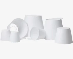 Skærm Emma Domus H. 14,5 cm Hvid