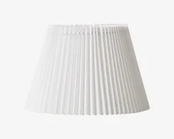 Skærm Emma Villa hvid H.18 cm