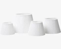 Skærm Emma Villa hvid H.14 cm