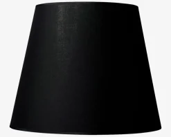 Skærm Isabella Domus sort/kobber H.32 cm