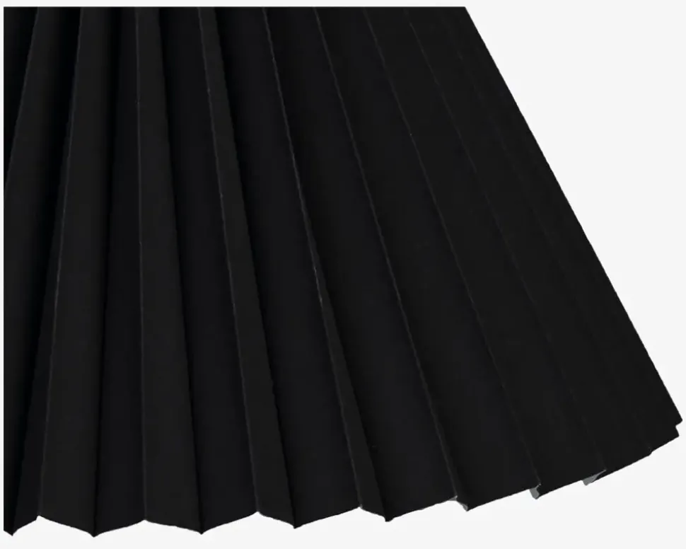 Skærm Plisse Empire Sort 21 cm