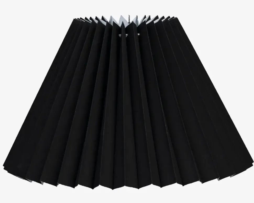 Skærm Plisse Empire Sort 23 cm