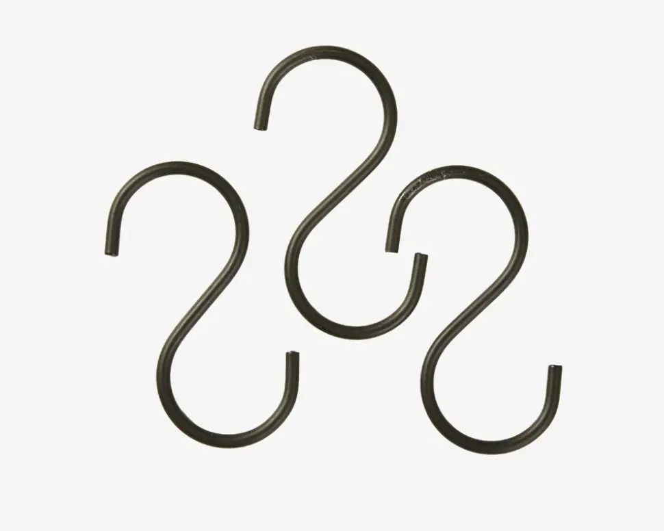 S-Krog Metal Sort 4 stk.