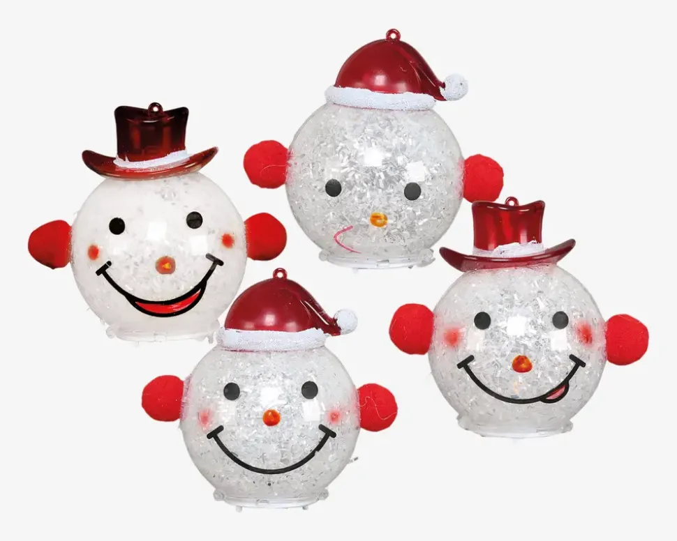 Smiley M. Nissehue LED H.9cm