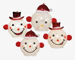 Smiley M. Nissehue LED H.9cm