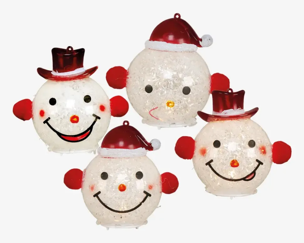 Smiley M. Nissehue LED H.9cm