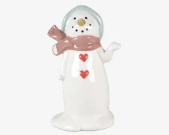 Snemand hvid H.10,5xØ.5,2 cm