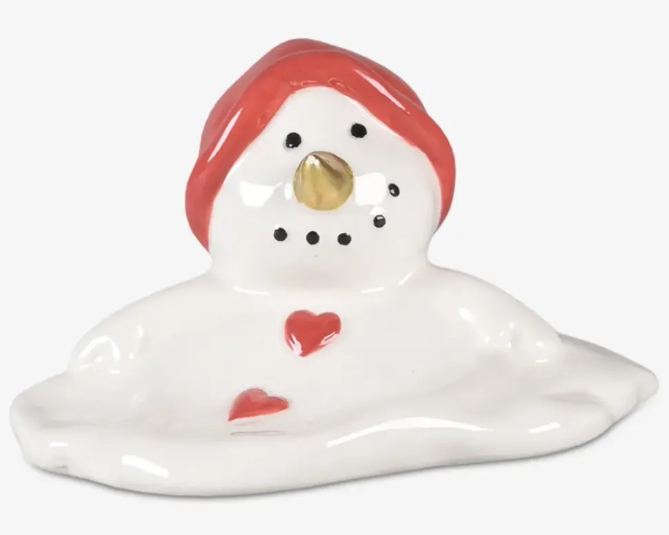 Snemand smeltet hvid H.5 cm