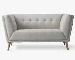 Sofa 2 Pers. Beige Stof