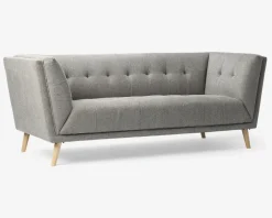 Sofa 3 Pers. Grå stof