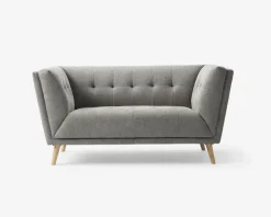 Sofa 2 Pers. Grå Stof