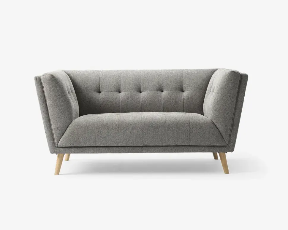 Sofa 2 Pers. Grå Stof