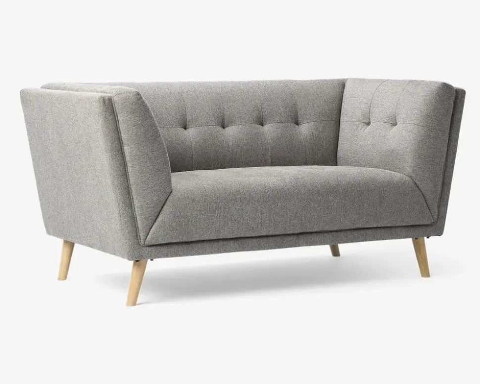 Sofa 2 Pers. Grå Stof