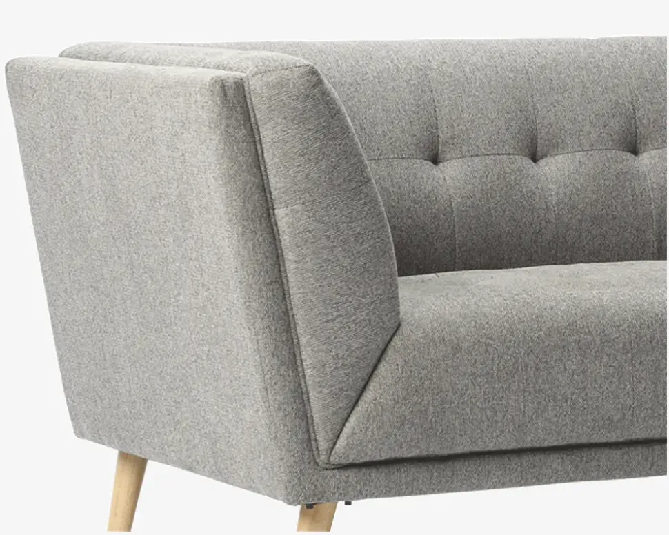 Sofa 2 Pers. Grå Stof