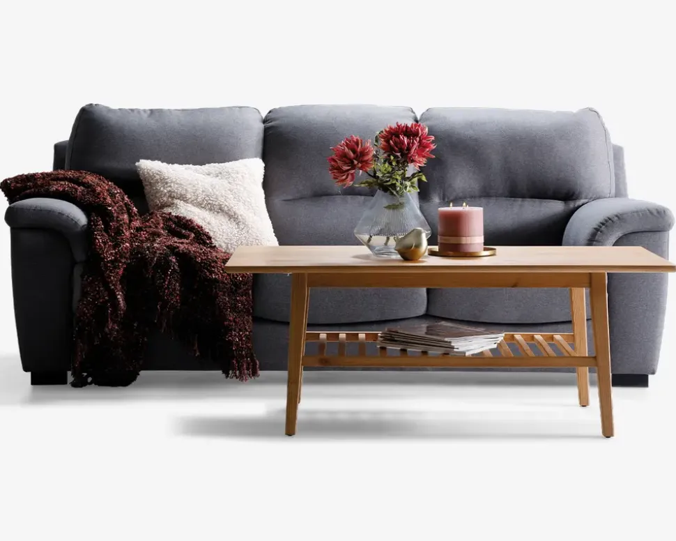 Sofa 3 Pers. Salice Grå