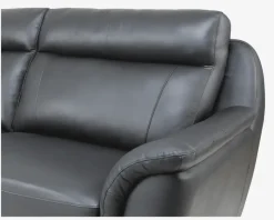 Sofa 2 Pers. Sort Læder