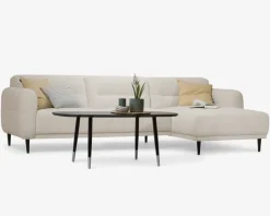 Sofa Halifax Chaiselong Højrevendt Stofgr. 1