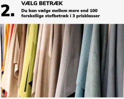 Sofa Halifax Open End Højrevendt Stofgr. 1