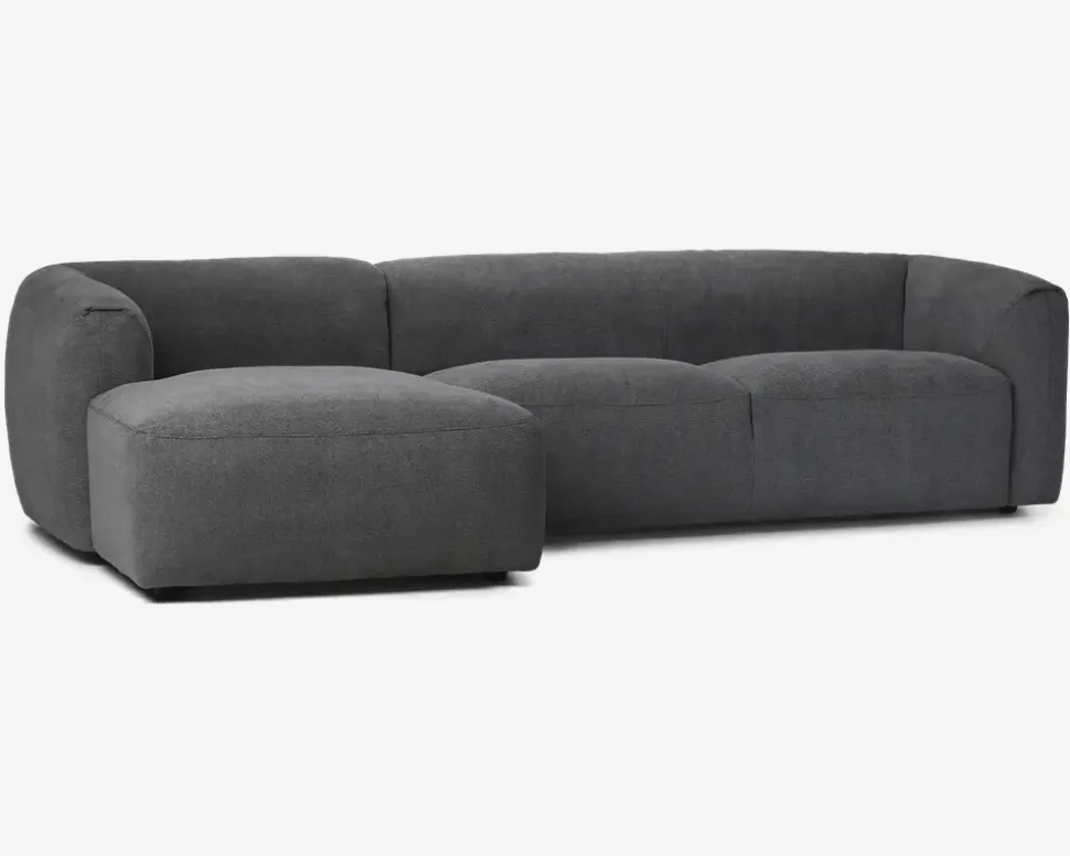 Sofa M/Chaiselong Violino Venstre Grå