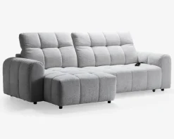 Sofa med chaiselong venstre relaxfunktion
