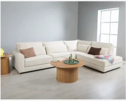 Sofa m/Open End Højre Beige