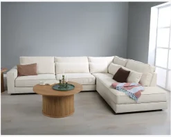 Sofa m/Open End Højre Beige