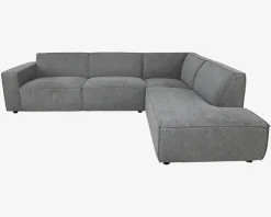 Sofa m/Open End Højrevendt Grå