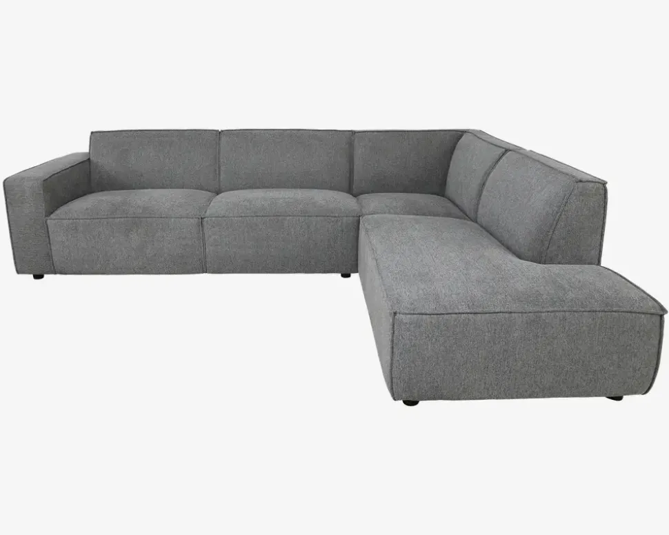 Sofa m/Open End Højrevendt Grå