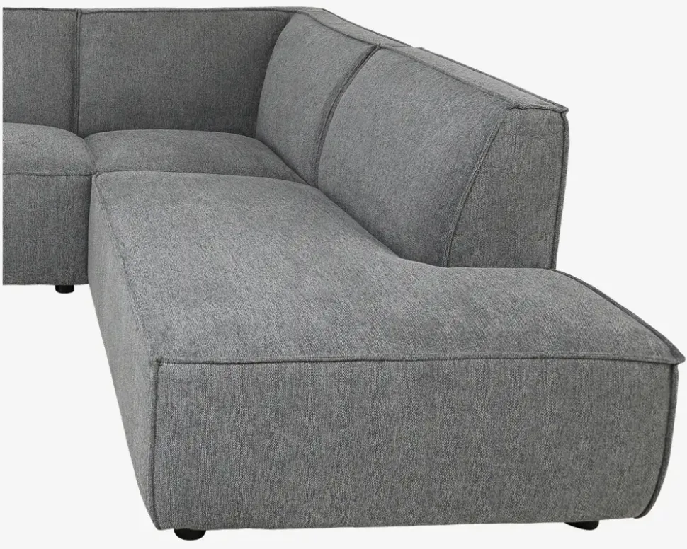 Sofa m/Open End Højrevendt Grå