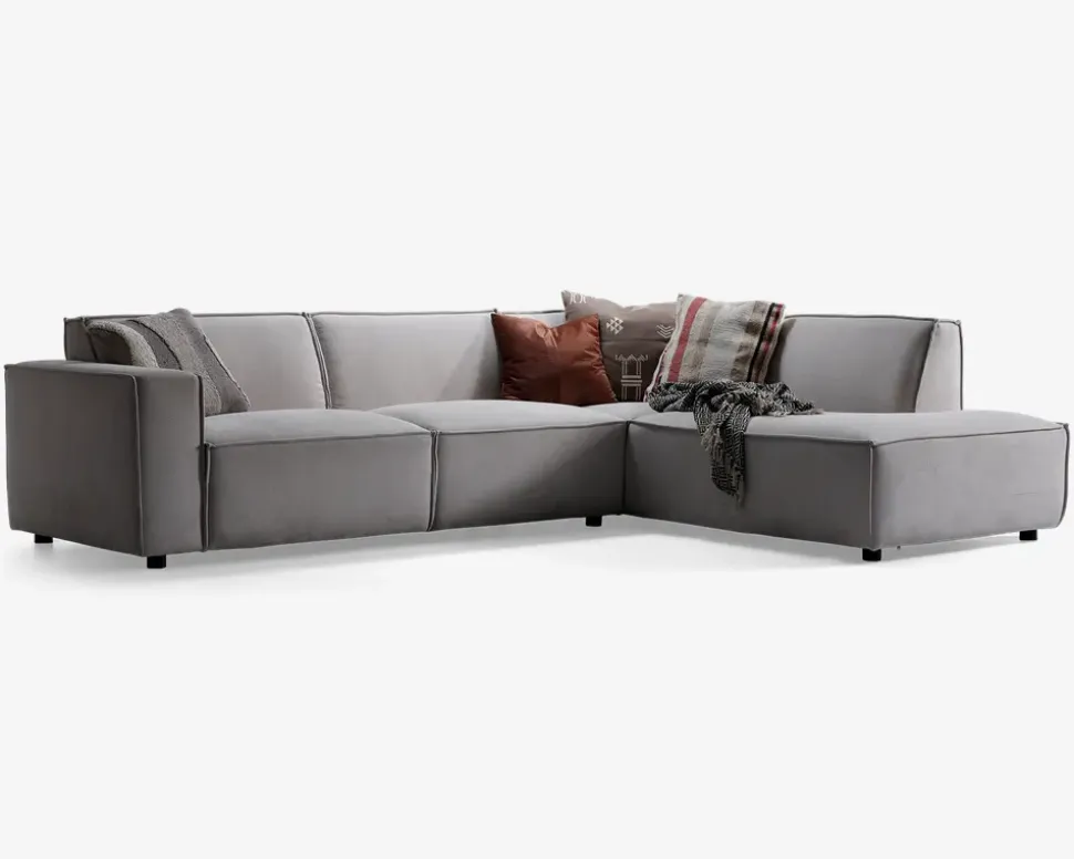 Sofa m/Open End Højrevendt Beige