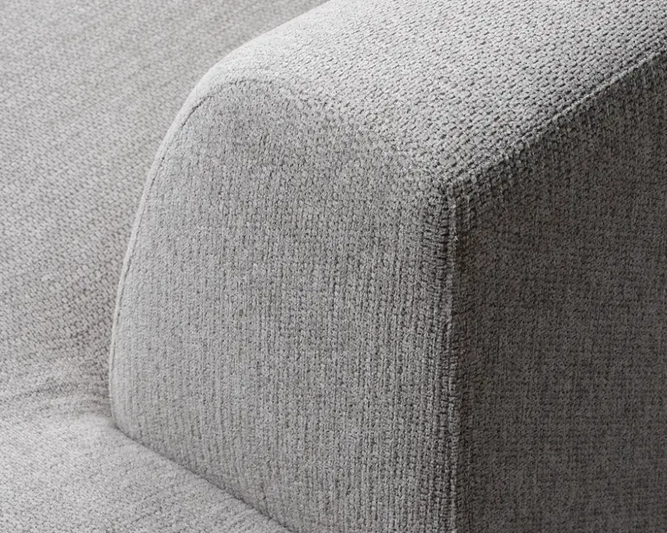 Sofa U-shape grå/beige højrevendt