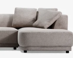 Sofa U-shape Taupe venstrevendt