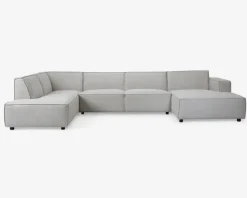 Sofa U-shape Venstrevendt Beige