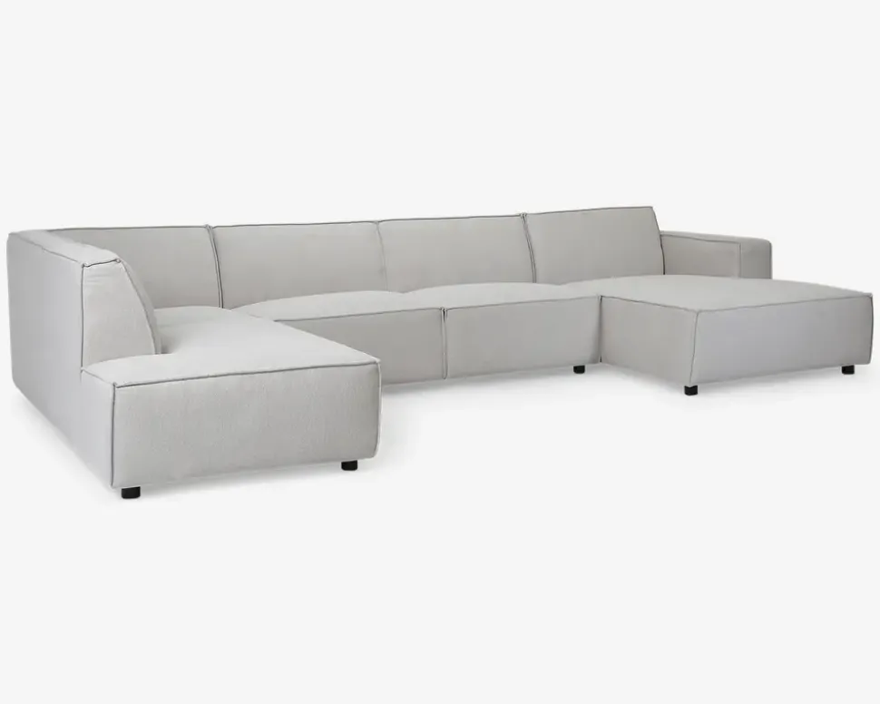 Sofa U-shape Venstrevendt Beige