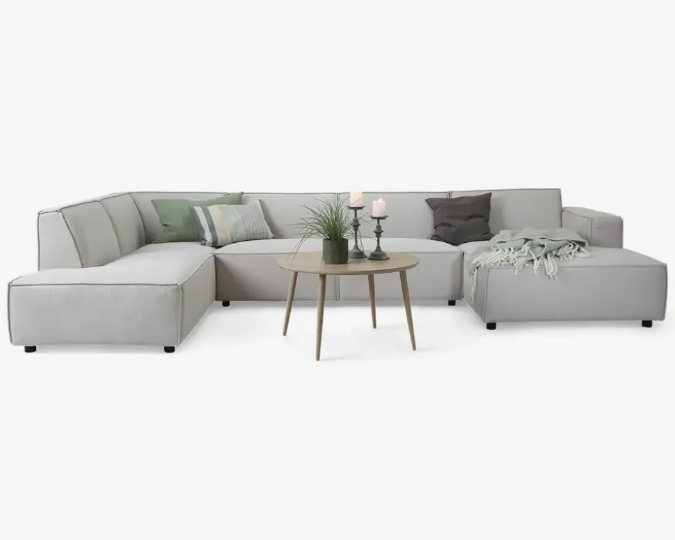 Sofa U-shape Venstrevendt Beige