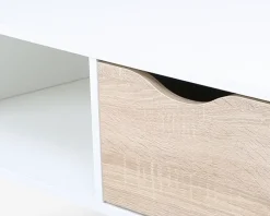 Sofabord Delta Hvid/Eg