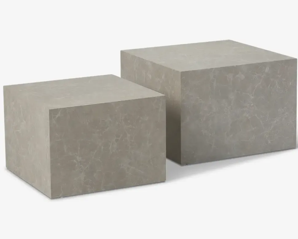 Sofabord Dice Travertin 2 Stk.