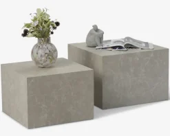 Sofabord Dice Travertin 2 Stk.