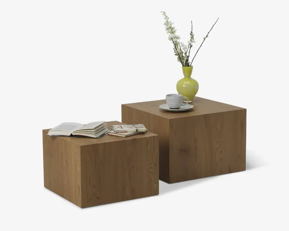 Sofabord Dice Vild Eg 2 Stk.